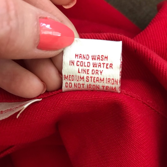 Red Jean Jacket - Picture 5 of 5